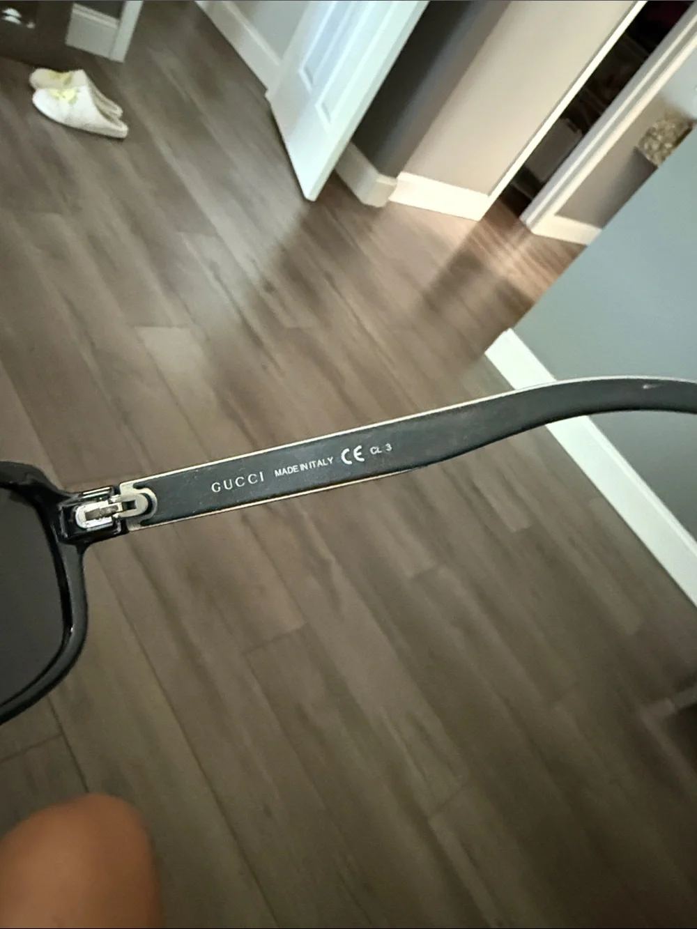 Gucci Black Men’s Sunglasses with Dark Lenses